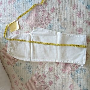 White Capri Denim and Co jeans elastic waist